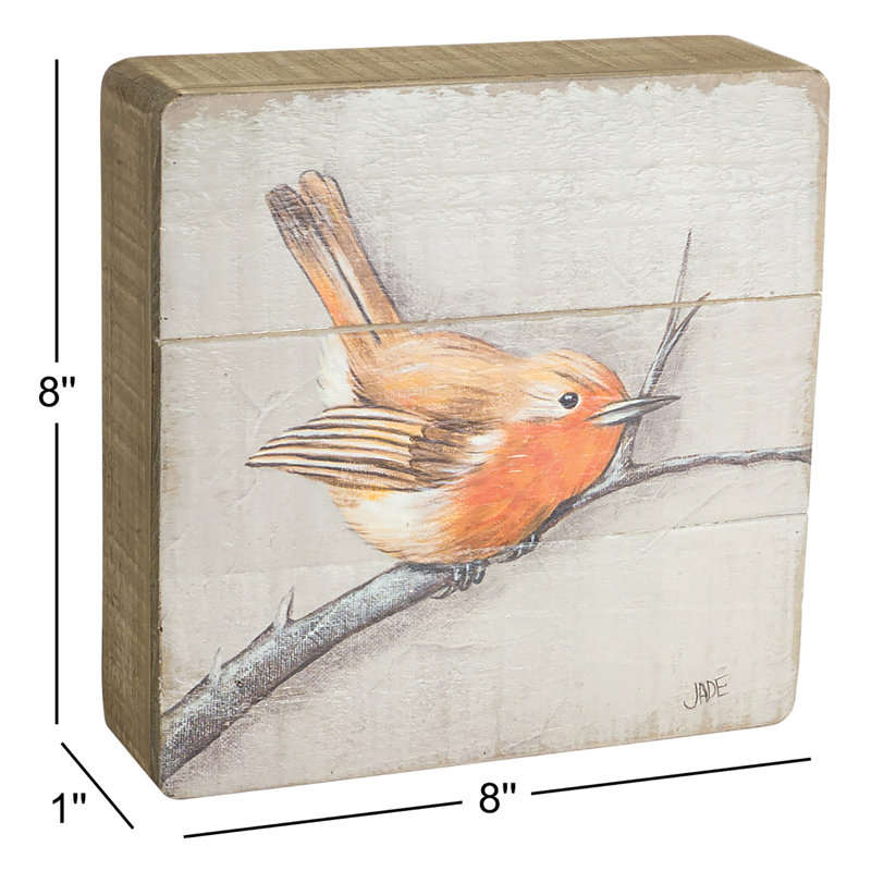 Ensemble de 4 plaques en bois rustique