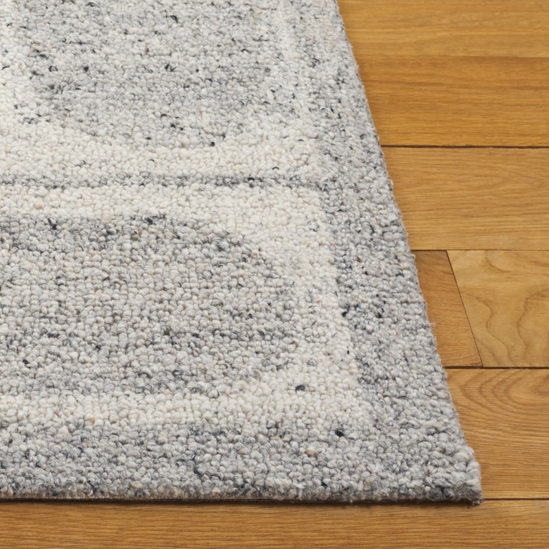 Harvest Hand Tufted Wool Abstract Indoor Rug, Rectangle 8' x 10'