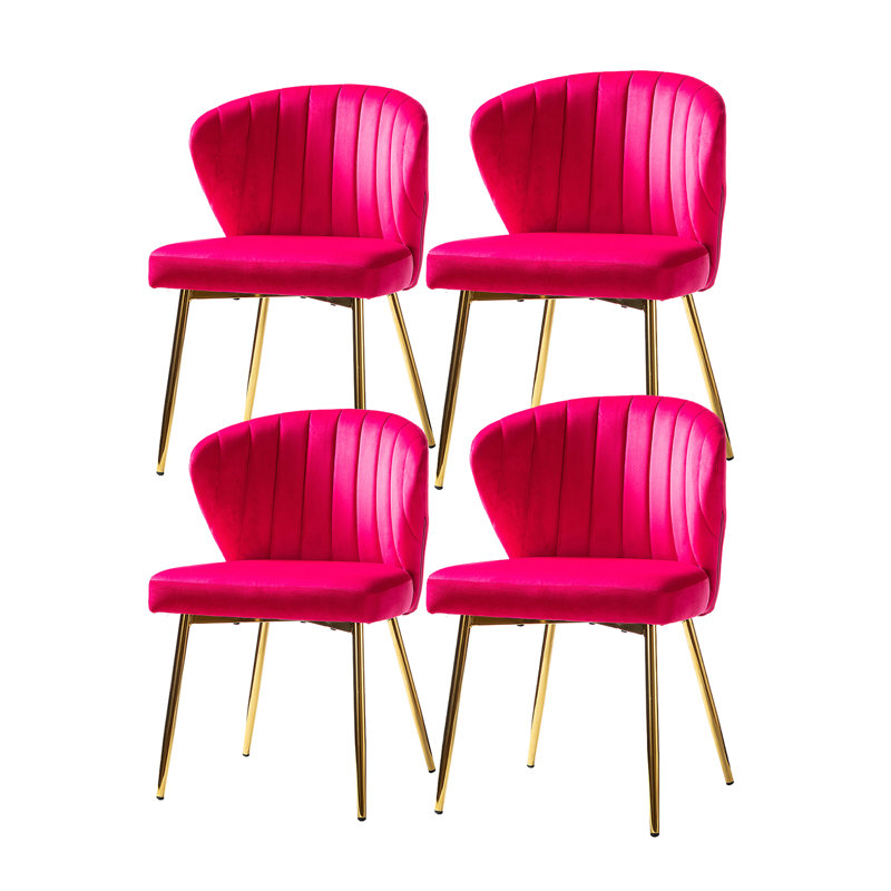 Fauteuil d'appoint à oreilles Axia, Fuchsia