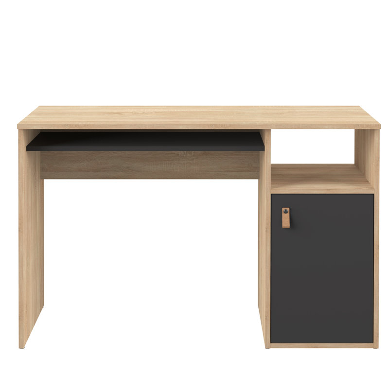 Groh Secretary Desk, Oak/Black