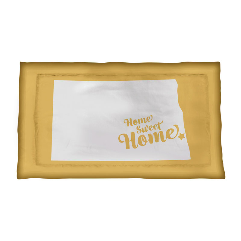 Fargo Polyester Sham Set, King, Polyester, Yellow