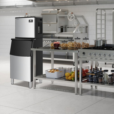 Machine à glaçons Costway Split 353 lb / 24 h avec bac de rangement de 198 lb