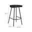 Tabouret en bois massif Modway Concord-94387539-94387537