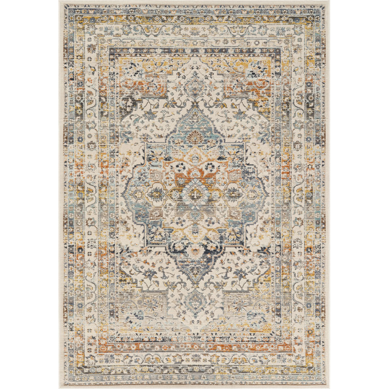 Bradeord Vintage Look Area Rug, 182 x 122cm