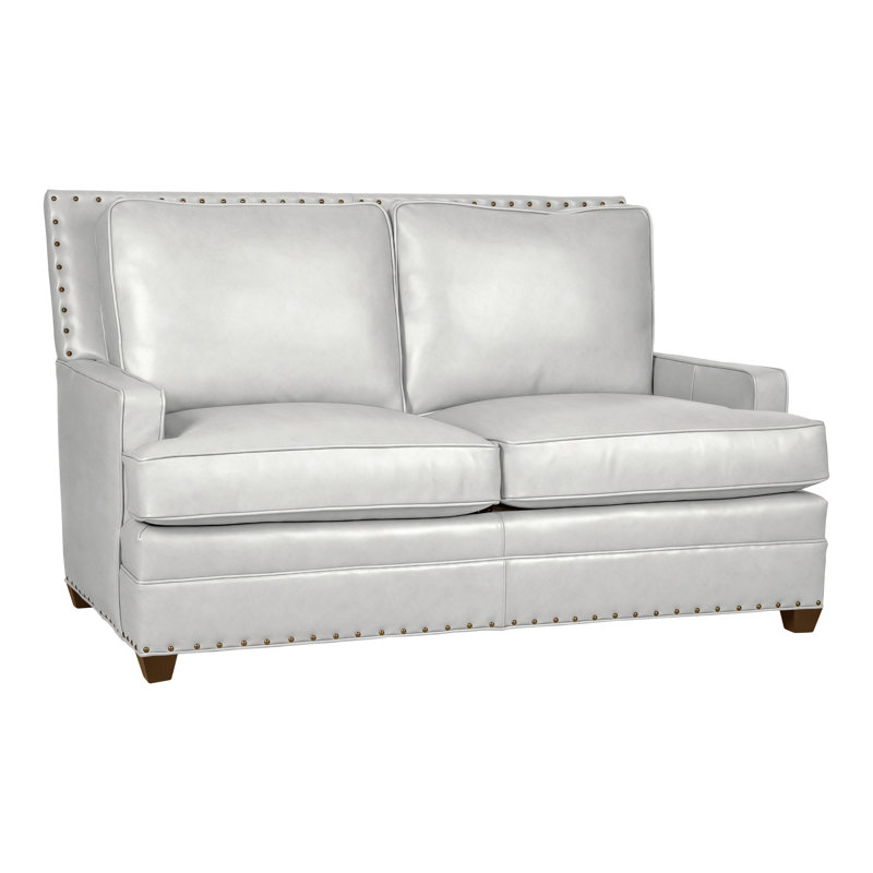 Causeuse American Bungalow 61,5 po Riverside, La Havane, Cuir véritable Ziggy Dune, Oui