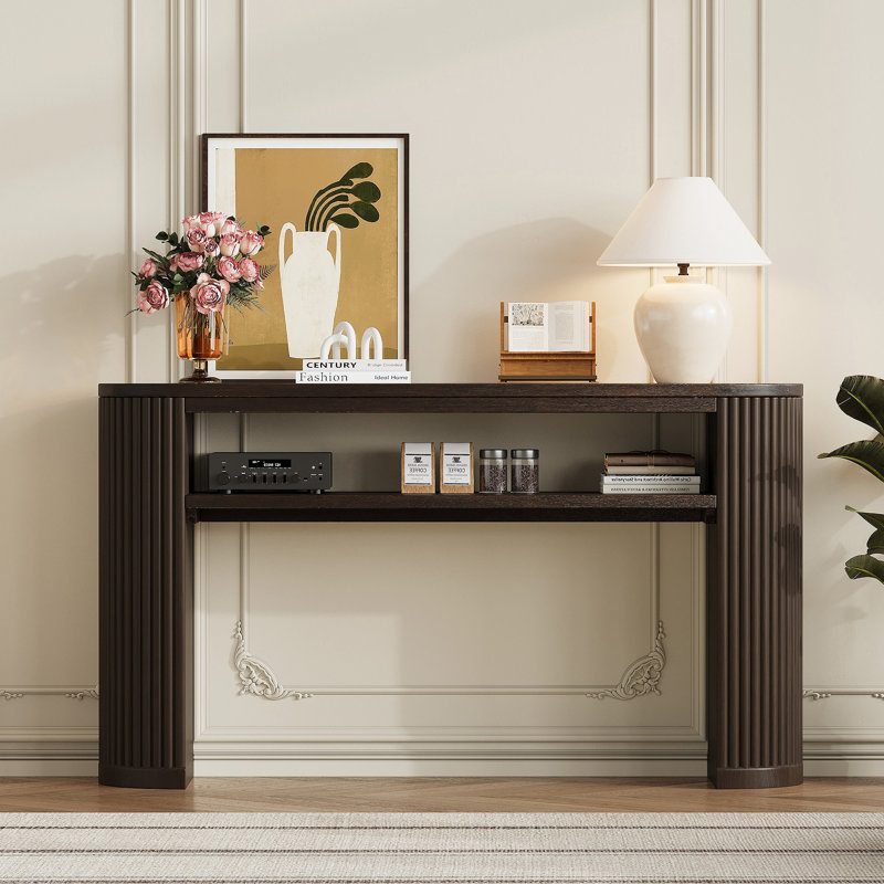 Console Rustic, Espresso, Espresso, Espresso