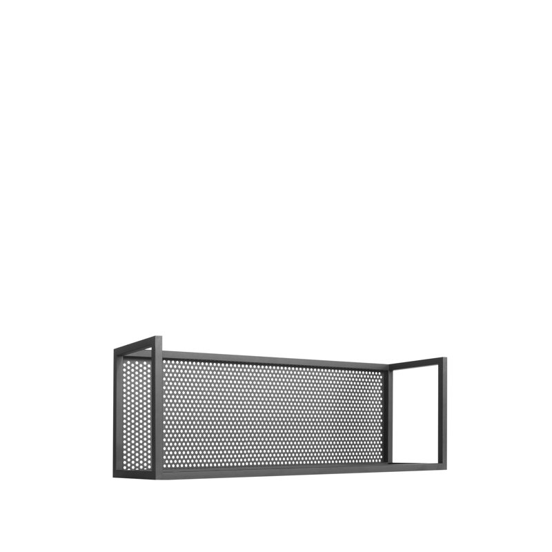 Marez Metal Accent Shelf, 25cm H x 50cm W x 18cm D