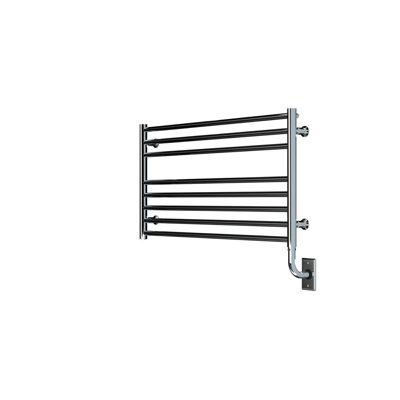 35.5"x19" Sorano Wall Mounted Electric Towel Warmer Modern Heated Towel Rack - Chrome, Includes Programmable Smart Switch, Lifetime Warranty