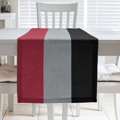 Atlanta Throwback Football Stripes Table Runner