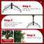 Arbre de Noël artificiel éclairé Jacab - support inclus-1642276833