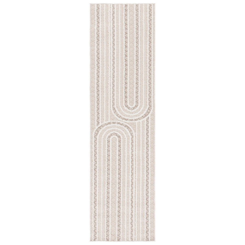 Feflibai Performance Geometric Rug, Runner 2'2" x 8'