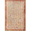 Tapis décoratif à motif géométrique hexagonal orange-1808401087