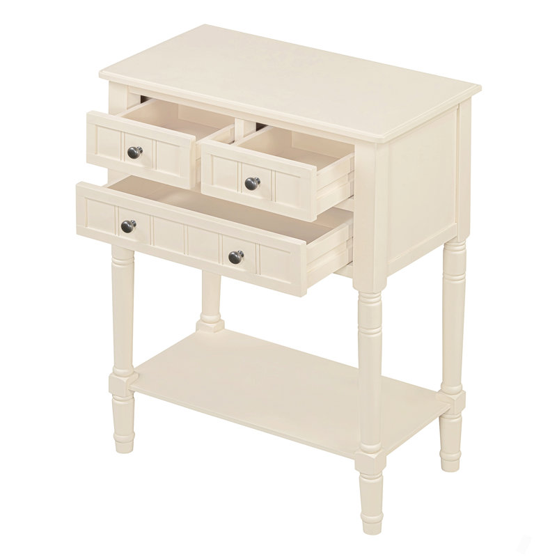 Console étroite, Beige