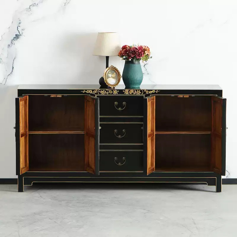 Retro Black Sideboard