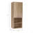 Bathroom Cabinet, Two Interior  Shelves, Two External Shelves, Single Door Cabinet-1788606441