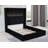 Upholstered Deluxe Fireplace High Headboard Bed-474242103-476972880