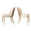 Ensemble de 2 chaises de salle à manger Orange