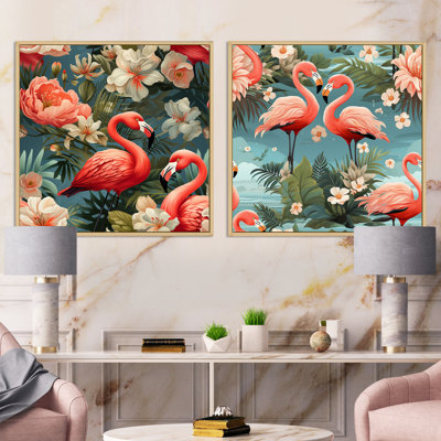 Flamant rose botanique Bliss