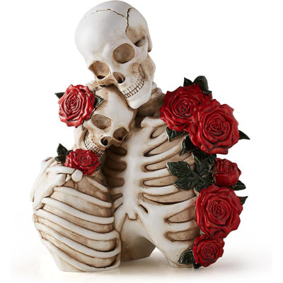 Gothic Skeleton Couple Figurines