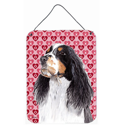 «Burniece Hearts Love and Valentine's Day», reproduction sur bois