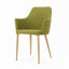 Chaise rembourrée avec pieds en bois-116119446-116119449