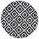 Decca Geometric Handmade Tufted Wool Black/Cream Area Rug