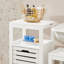 Wood Cabinet Laundry Hamper with Handles