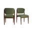 Ensemble de table de salle à manger 5 pièces avec 4 chaises rembourrées 42 po-130176310-130176313