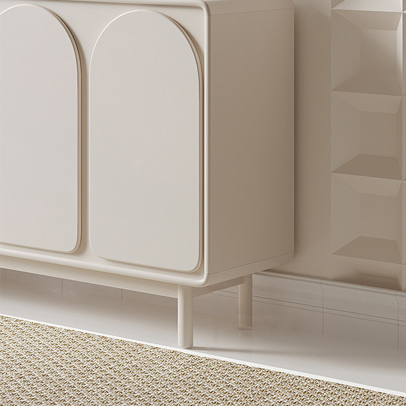 Armoire de rangement française de style crème, H 35,43 po x l 62,99 po x P 15,75 po