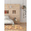 Tapis beige rétro Croff 4 pi 9 po x 12 pi 8 po Croff