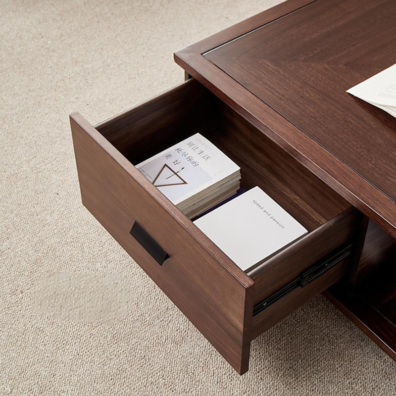 Table basse moderne et luxueuse en bois ugin