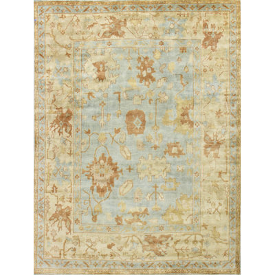 Antique Weave Oushak Wool Oriental Area Rug