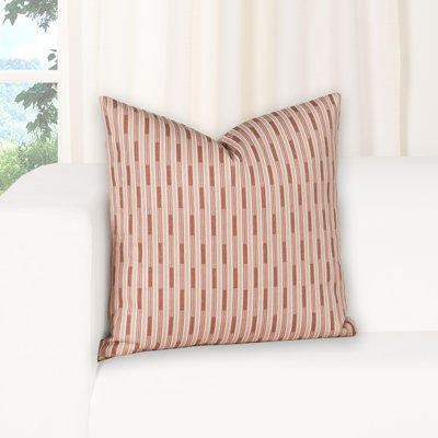 Coussin décoratif à rayures Benton
