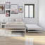 Lit plateforme double en bois massif-1017080973
