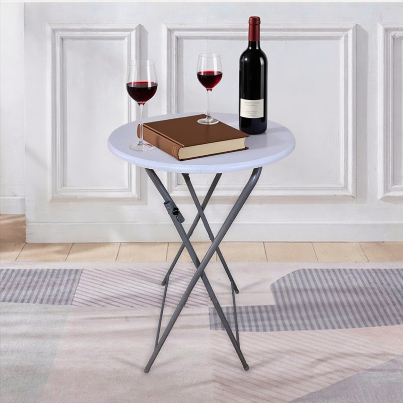 Ensemble de 2 tables de bar pliantes