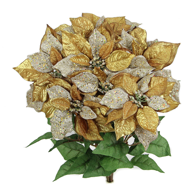 Arbuste faux poinsettias à 7 tiges, Cuivre