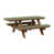 Sage Top/Antique Mahogany Base sélectionné