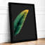 Single Feather in Gold Minimalist - Framed Print-1508233885-1508233884