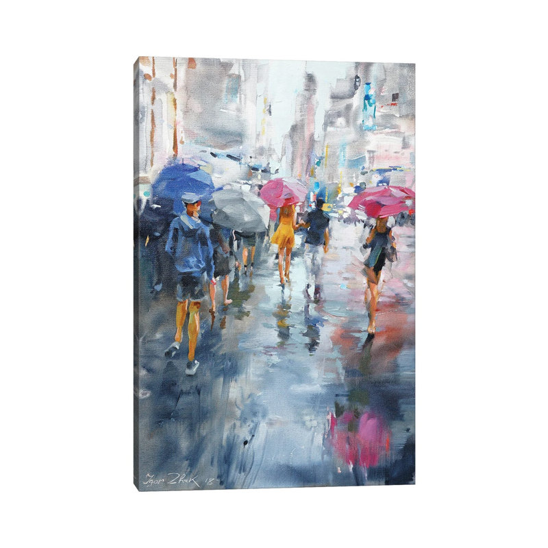 It's Raining - Wrapped Canvas Painting, 101.6 cm H x 66.04 cm W