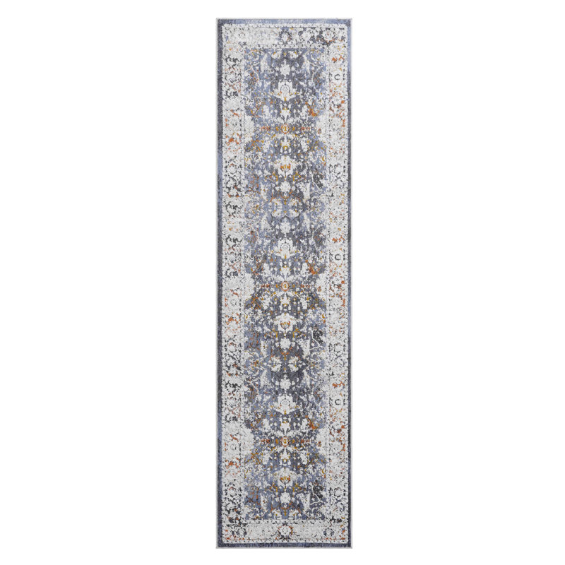 Tapis bleu / traditionnel 2X8, Runner 2'2" x 8'