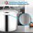 NutriChef 7.76'' Stainless Steel Lid