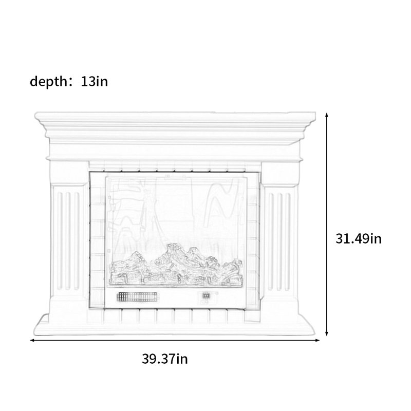 Randles, 31.49" H x 39.37" W x 13" D