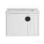 Meuble-lavabo de 28 po avec lavabo en céramique pour petite salle de bain-129754208
