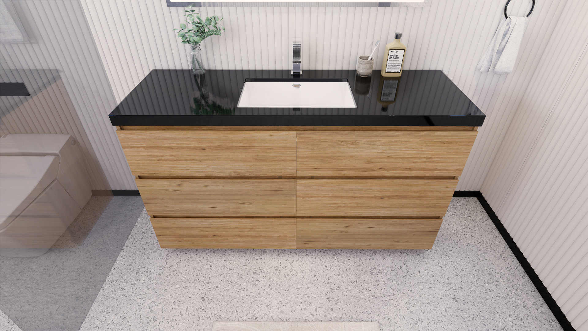 Morenobath 60'' Free-Standing Single Bathroom Vanity Base Only | Wayfair