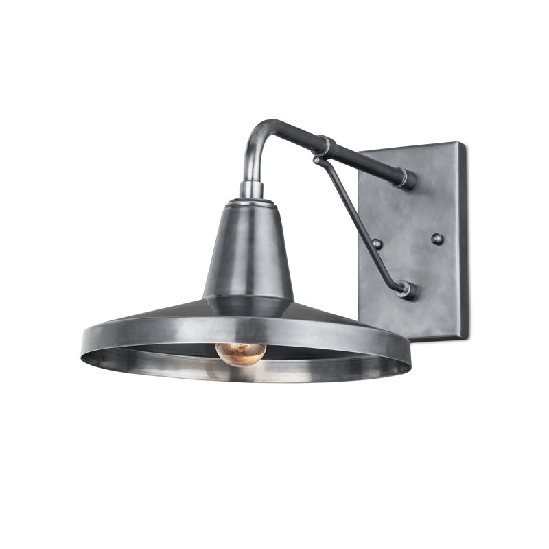 Mariner 1 - Light Outdoor Armed Sconce, Nickel