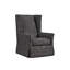 Barclay Butera Upholstery Swivel Slipcovered Wingback Chair