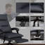 Emond Upholstered Swivel Recliner