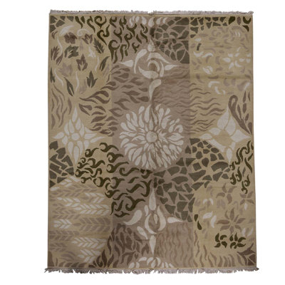 Wool Floral Indoor Rug