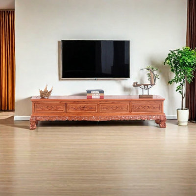 Meuble télé simple en bois d'orme de Chine