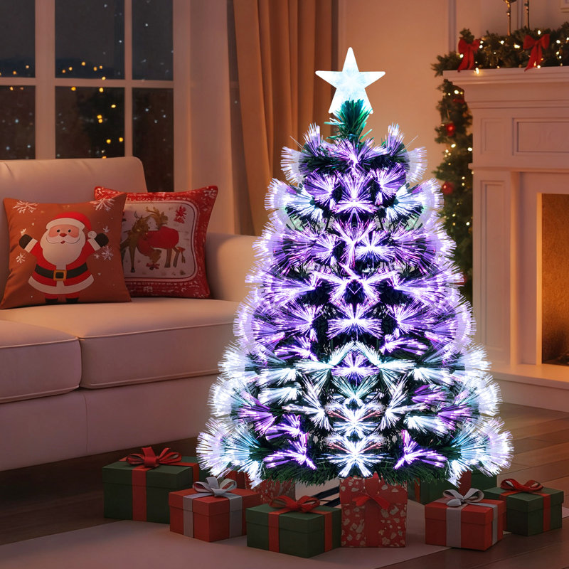 Lighted Artificial Christmas Tree